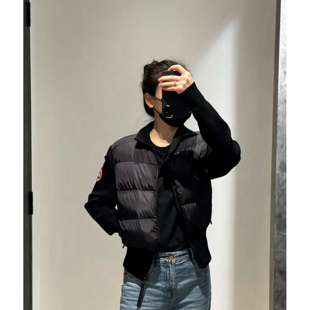 Jacket Canada Goose Hybridge Wide Quilt Knit Lightweight Down