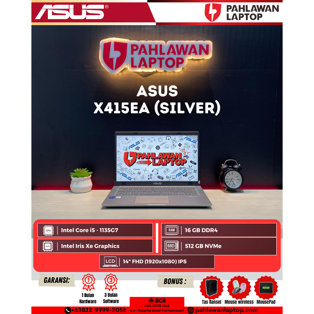 Laptop Asus X415EA Intel Core i5-11gen/16/512