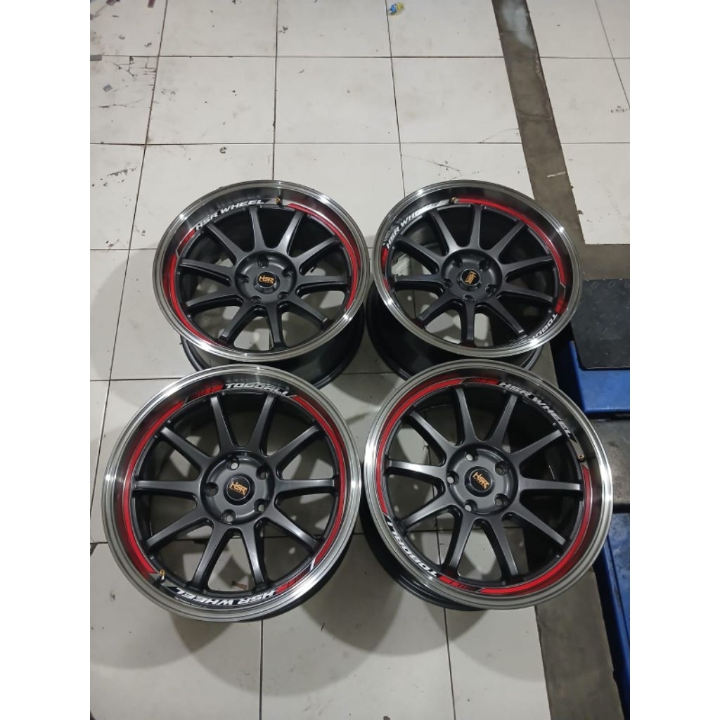 Velg Mobil Second HSR TOBOALI Ring 18 Lebar 9 pcd 5x114,3 Et22 Grey polis Zenix Reborn Venturer