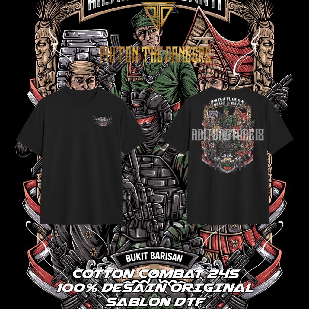 Kaos Polo Hodie Kemeja Kodam Bukit Barisan