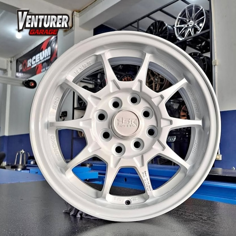 velg mobil agya karimun brio sigra ring 15 hsr boroko srd warna putih