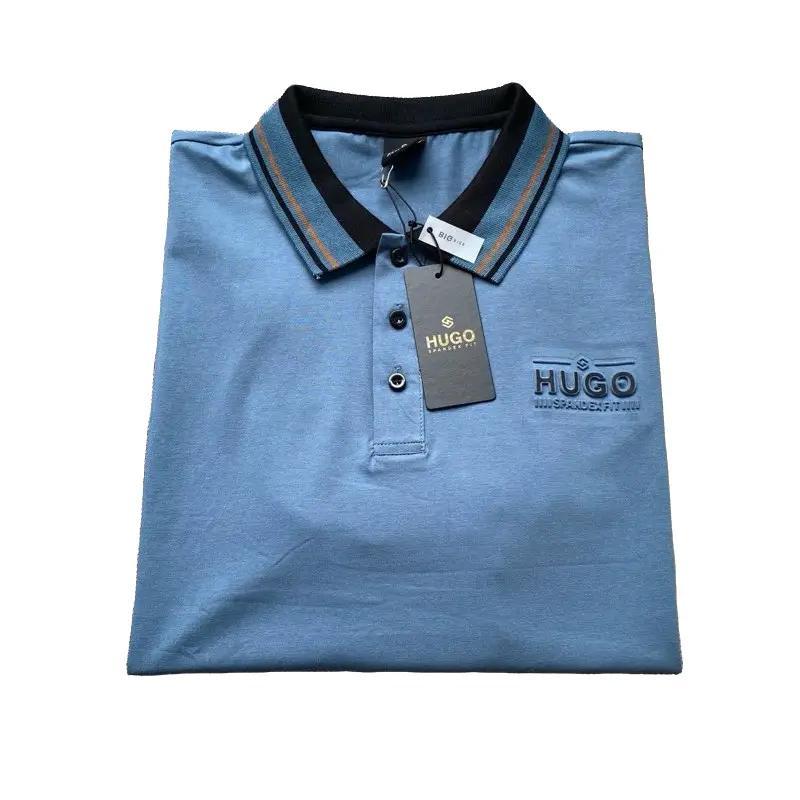 HUGO SELECTION BIG SIZE / KAOS KERAH HUGO JUMBO KATUN SPANDEK