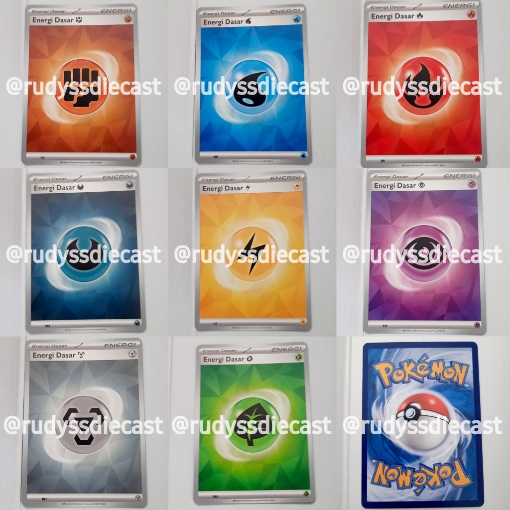 KARTU POKEMON TCG INDONESIA - ENERGI DASAR