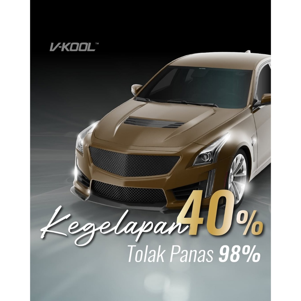 Kaca Film V-KOOL Diamond Series TOYOTA FORTUNER VRZ >2016 Depan VK40