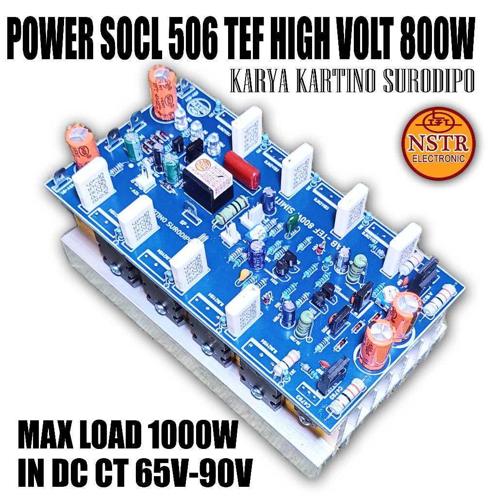 POWER SOCL 506 TEF FULLRANGE SIMITRIS  UNTUK LOW MID TWETER