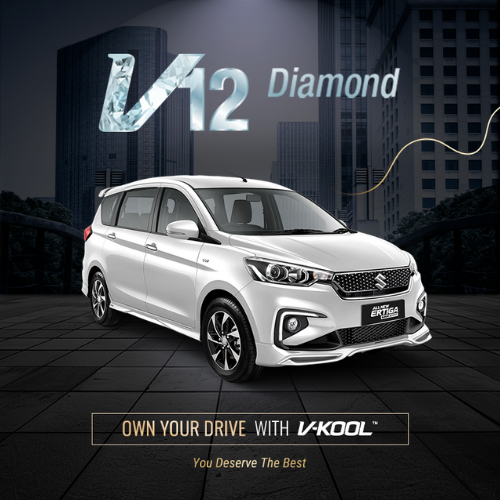 Kaca Film V-KOOL Diamond Series SUZUKI ERTIGA Depan VK70