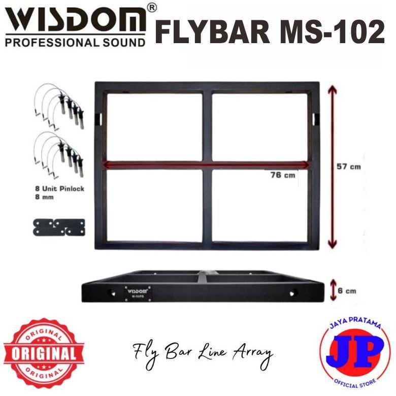 Wisdom Fly Bar Line Array MS-102 Gantungan Line Array Wisdom MS102 Flybar Besi