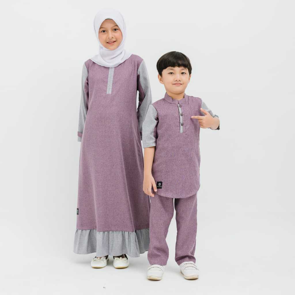 Pre Order Gamis dan koko Anak Sarimbit couple Laila kareem