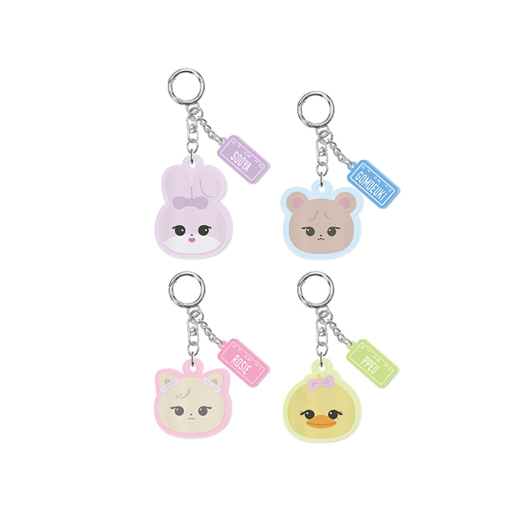 [PRE ORDER] MD CHARACTER LENTICULAR KEYRING BLACKPINK JUMP JISOO ROSE JENNIE LISA OFFICIAL MURAH