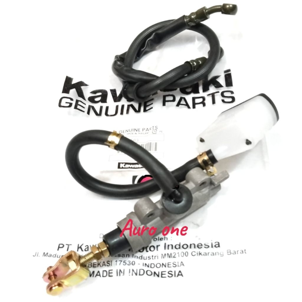 MASTER REM SET BELAKANG + SELANG REM BELAKANG KLX 150 D-TRACKER