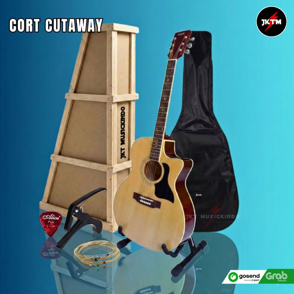 Gitar akustik elektrik CORT Guitar Akustik Elektrik Listrik CORT CUTWAY high quality