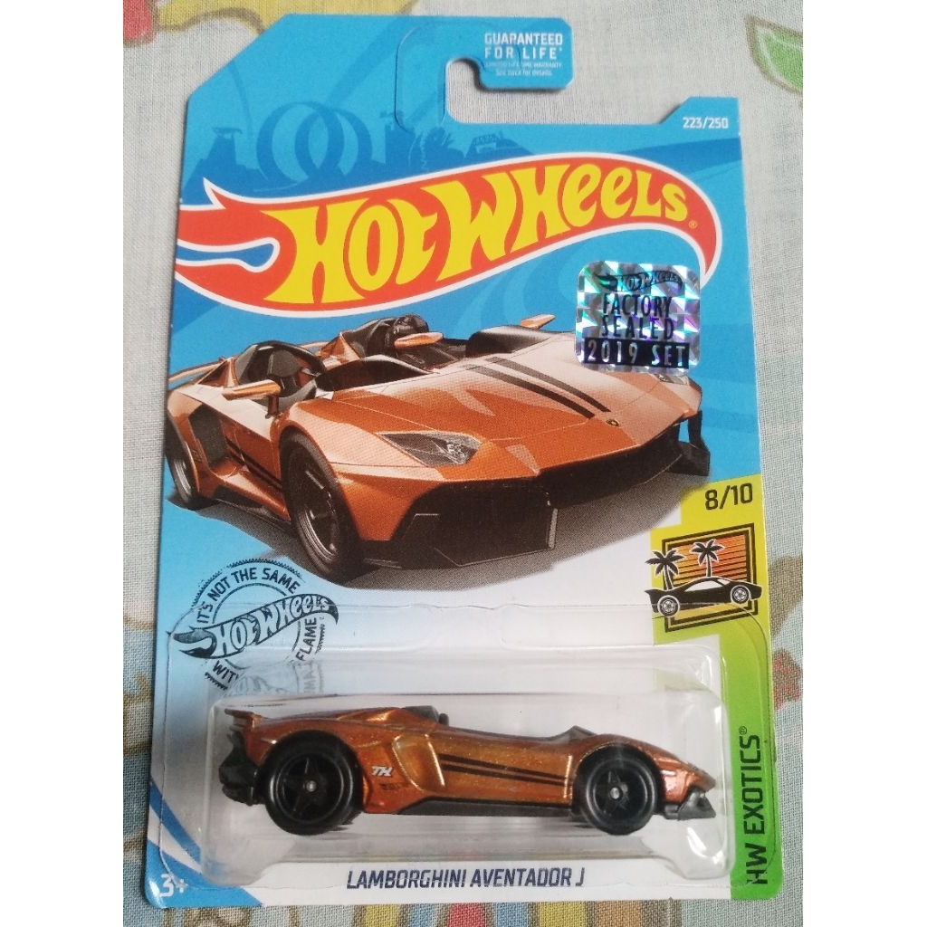 Hot Wheels Factory Sealed 2019 - Lamborghini Aventador J - Super Treasure Hunt STH THS
