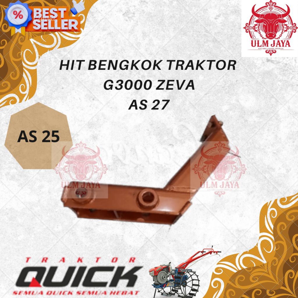 HIT BENGKOK QUICK zeva G3000 tebal 8mm As 25 sambungan singkal bajak sawah berkualitas