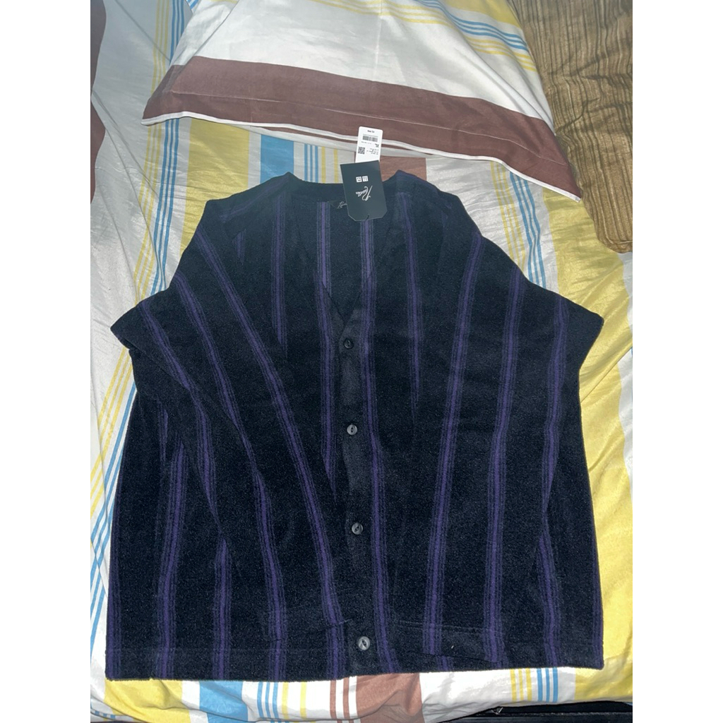cardigan uniqlo x needles