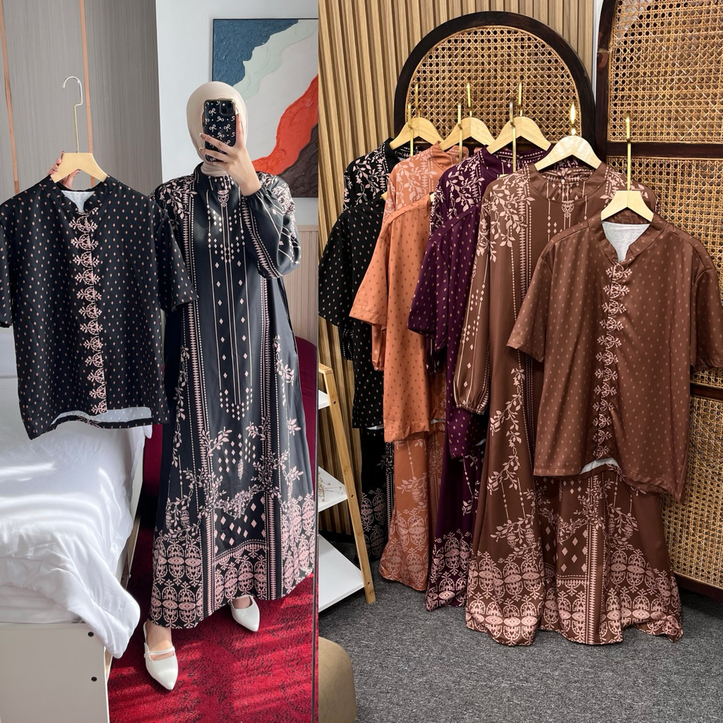 Little butik MAHIRA RAYA COUPLE SET | couple sarimbit lebaran