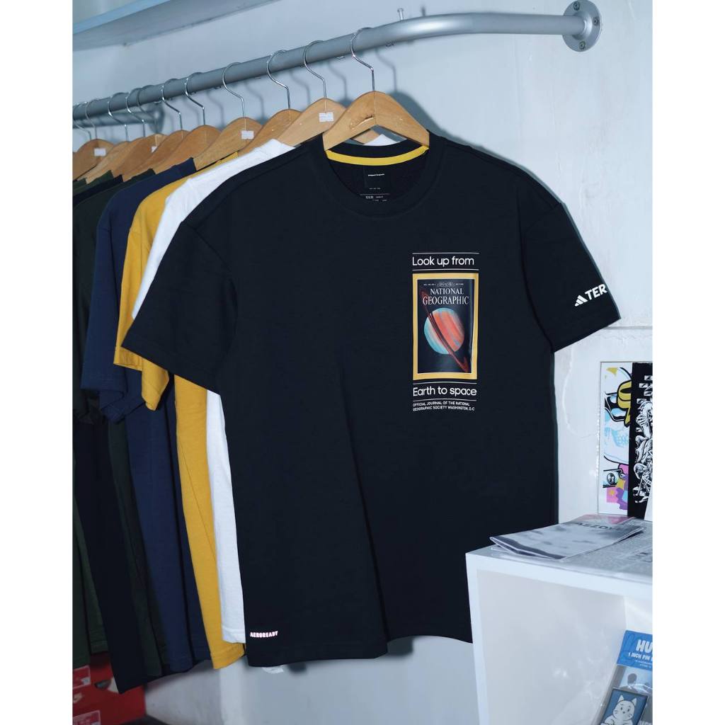 Kaos Ad1dass terrex x natgeo tee black