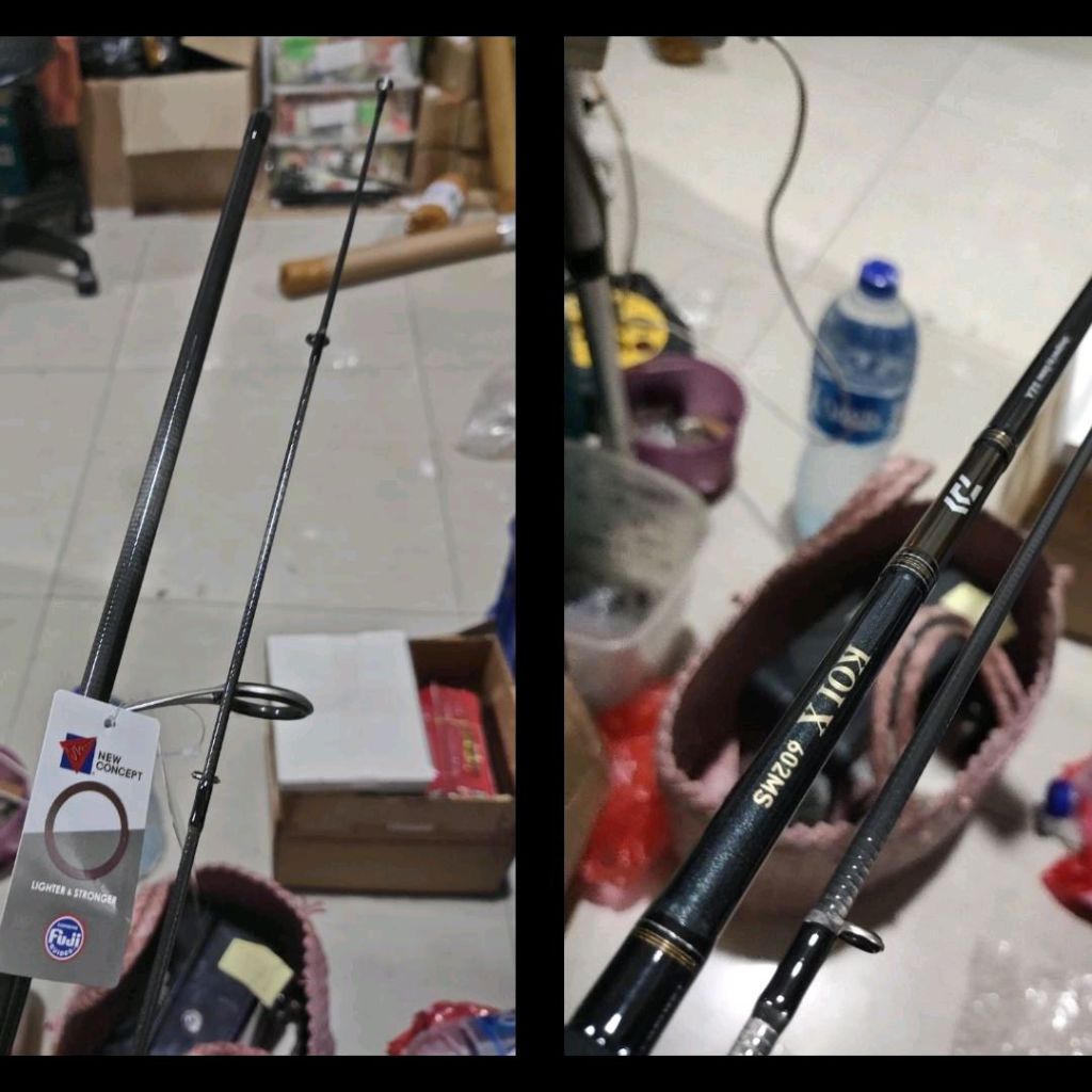 joran pancing daiwa koi x 602 180 cm bahan carbon ring fuji