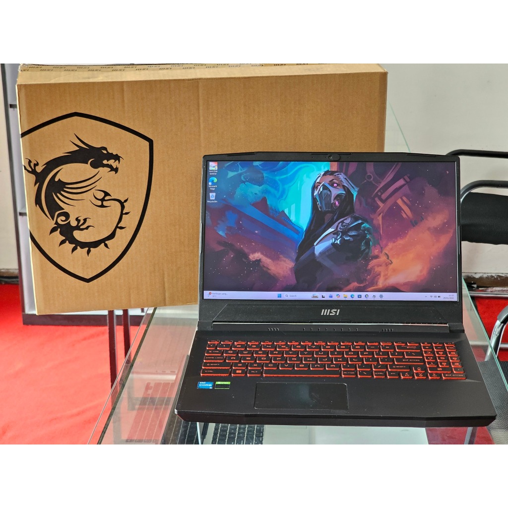 MSI KATANA GF66 11UD intel Core i5 Gen 11 Ram 16 GB SSD 512 GB Nvidia RTX 3050 Ti 144 Hz Gaming dan 