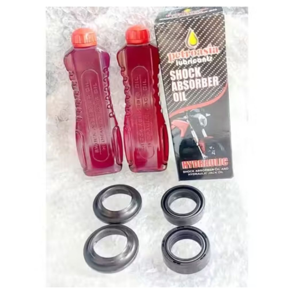 PAKET SEAL SHOCK CS1 + TUTUP SHOCK + OLI SHOCK SONIC CS1