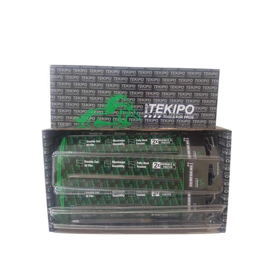 TEKIPO Kikir Gergaji Segitiga Baja Tajam Kualitas Premium Standar Jepang 1 Biji