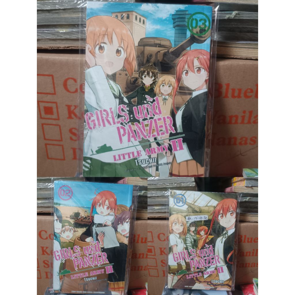 komik girls und panzer little army ii 1,2,3 segel cabutan / komik girls und panzer little army ii vo