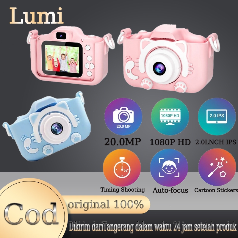 Kamera Anak Mini Digital Mini Camera Foto Video / Kamera Digital Anak Hadiah