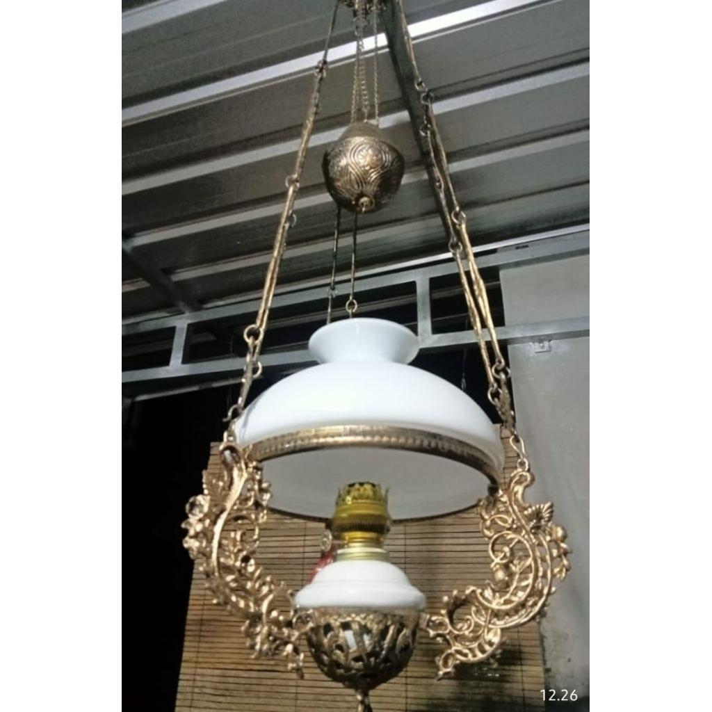 promo.lampu GANTUNG HIAS ANTIK jawa betawi bali diameter 28cm
