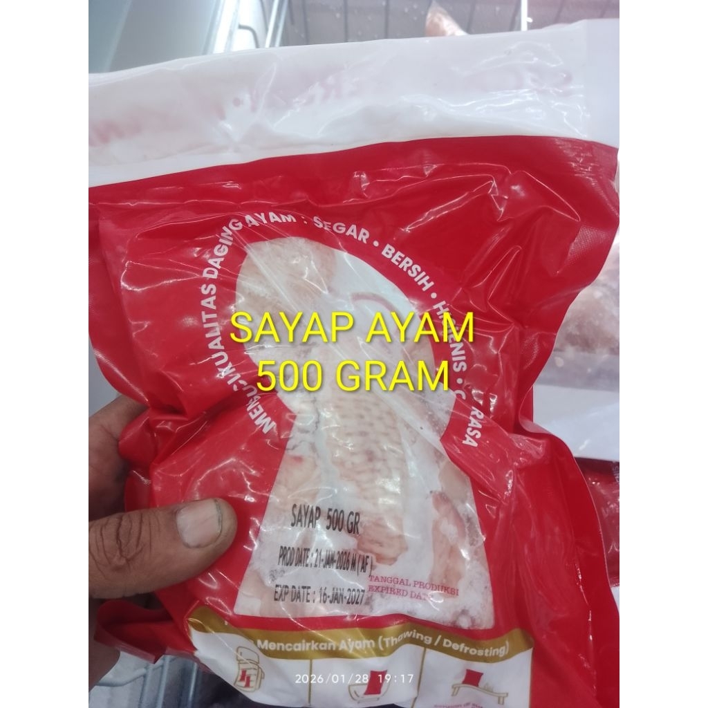 SAYAP AYAM 500 GRAM / SAYAP AYAM FROZEN