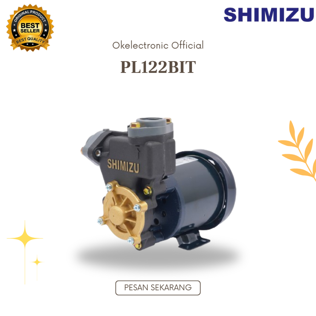 SHIMIZU POMPA AIR PL 122BIT AUTOMATIC PUMP/PL122BIT/PL122 BIT/PL 122BIT/PL 122 BIT/ORIGINAL GARANSI