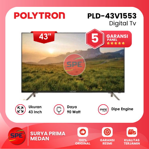 TV LED POLYTRON PLD43V1553 - 43 INCHI - DIGITAL TV - PLD 43V1553