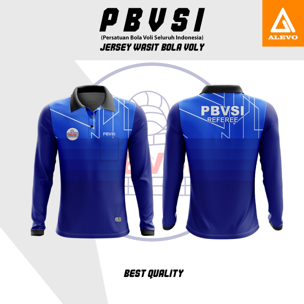 jersey wasit bola voli full printing