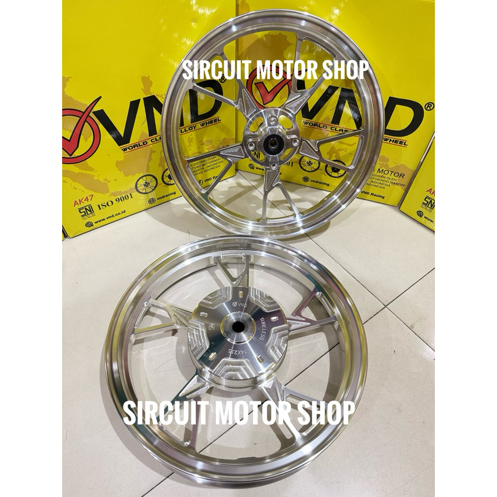 VELG VND AK 47 RING 14 MIO SPORTY MIO SMILE / VELG RACING VND AK 47 MODEL FINO THAILAND MIO
