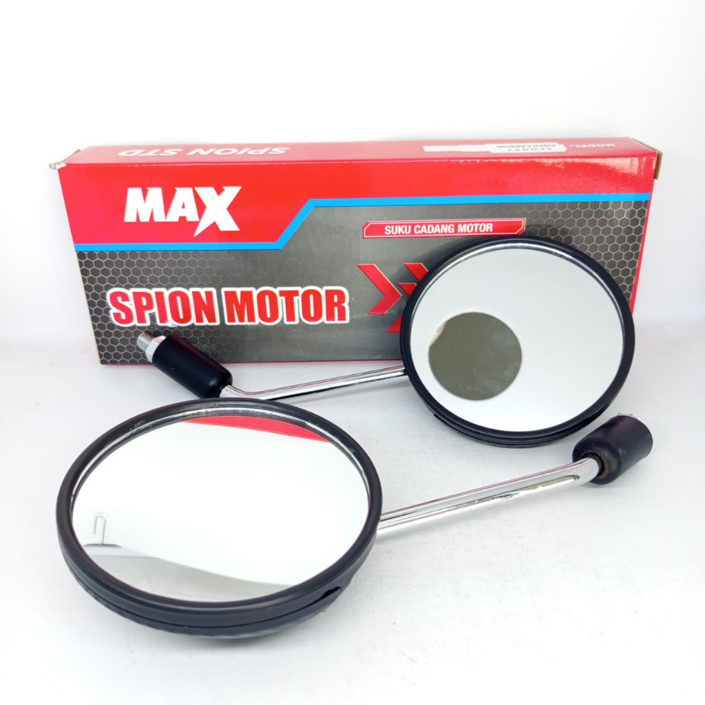 KACA SPION MOTOR HONDA SCOOPY FIBER CARBON HITAM ORIGINAL