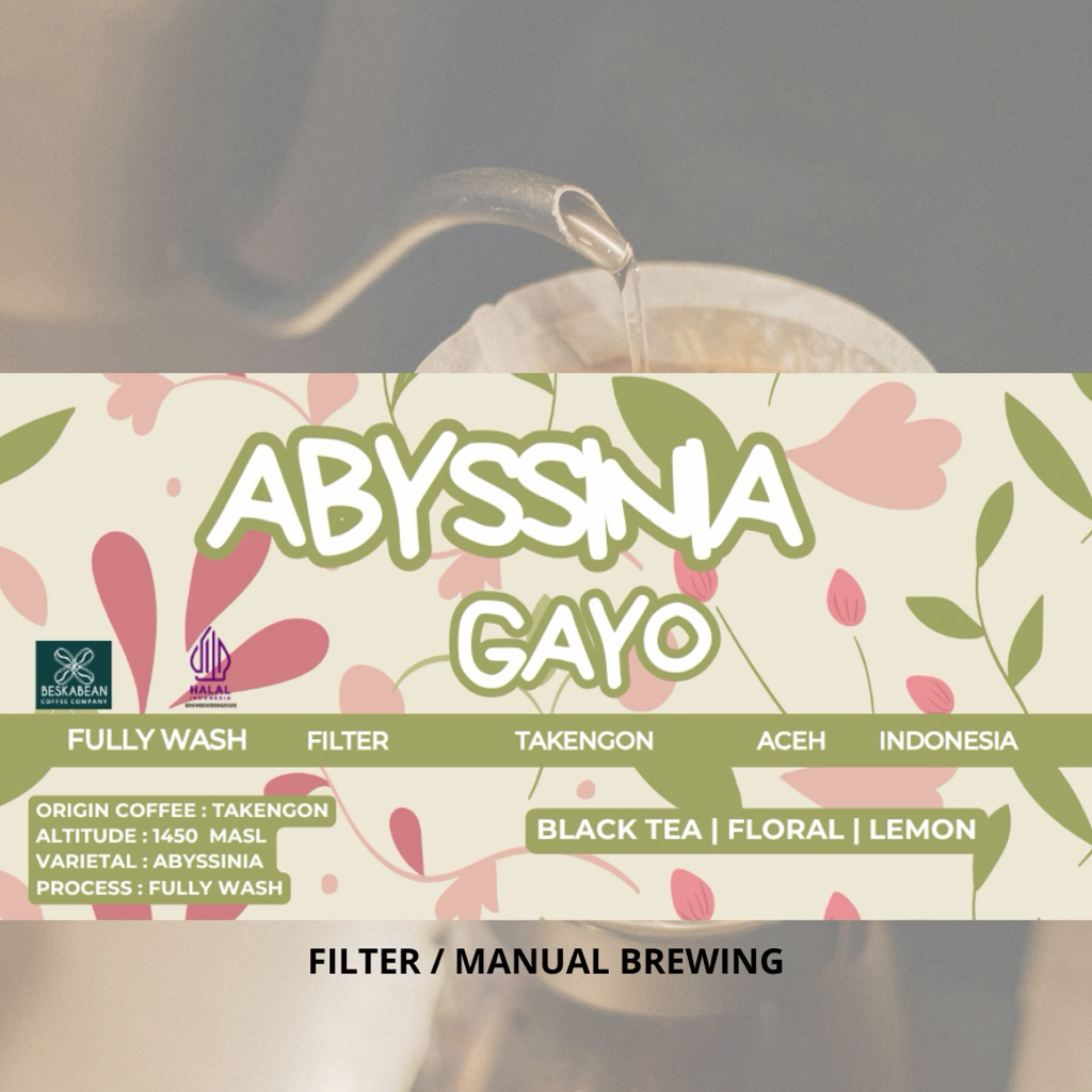 kopi gayo abyssinia | Beskabean | Gayo long berry abyssinia