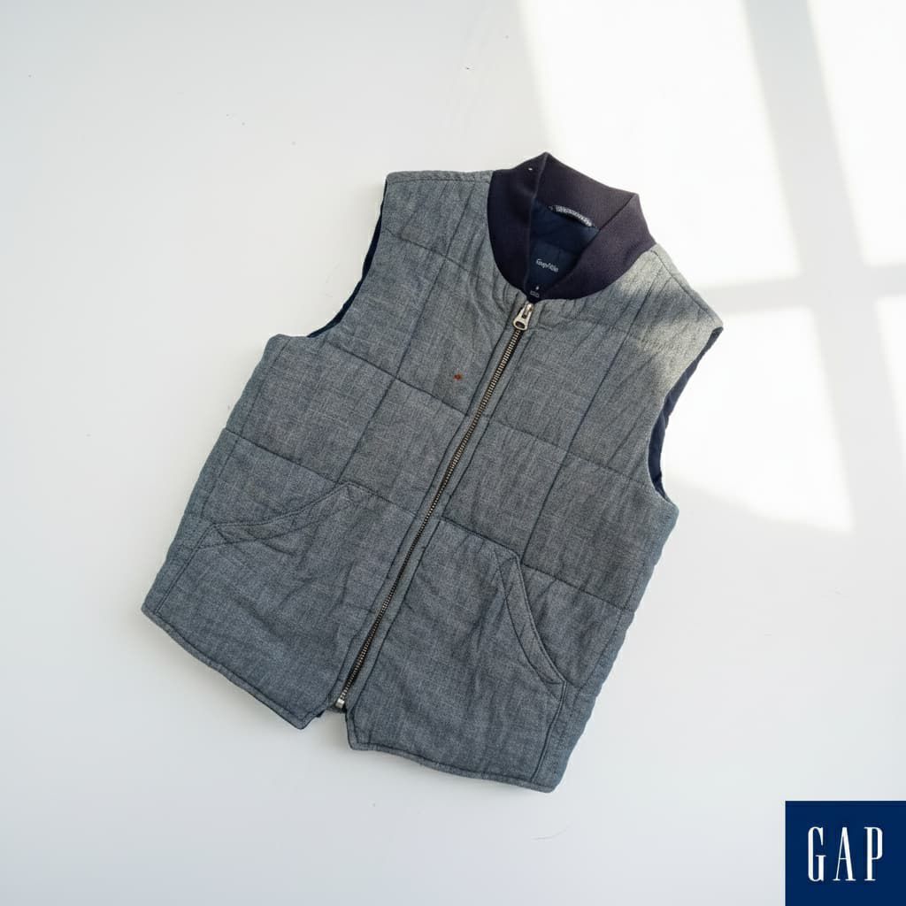 GAP Kids rompi Vest anak katun denim