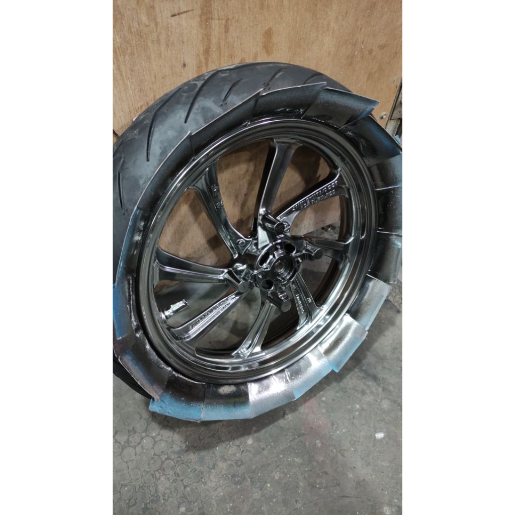 Cat PU silver chrome effect
