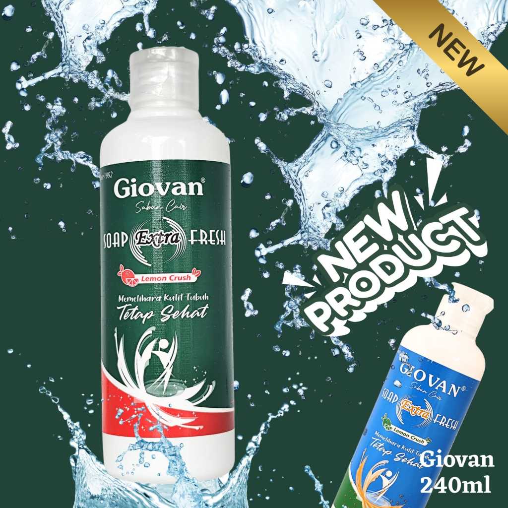 Sabun Cair Giovan / Sabun Mandi Unutk Semua Usia / Sabun Biang Keringat