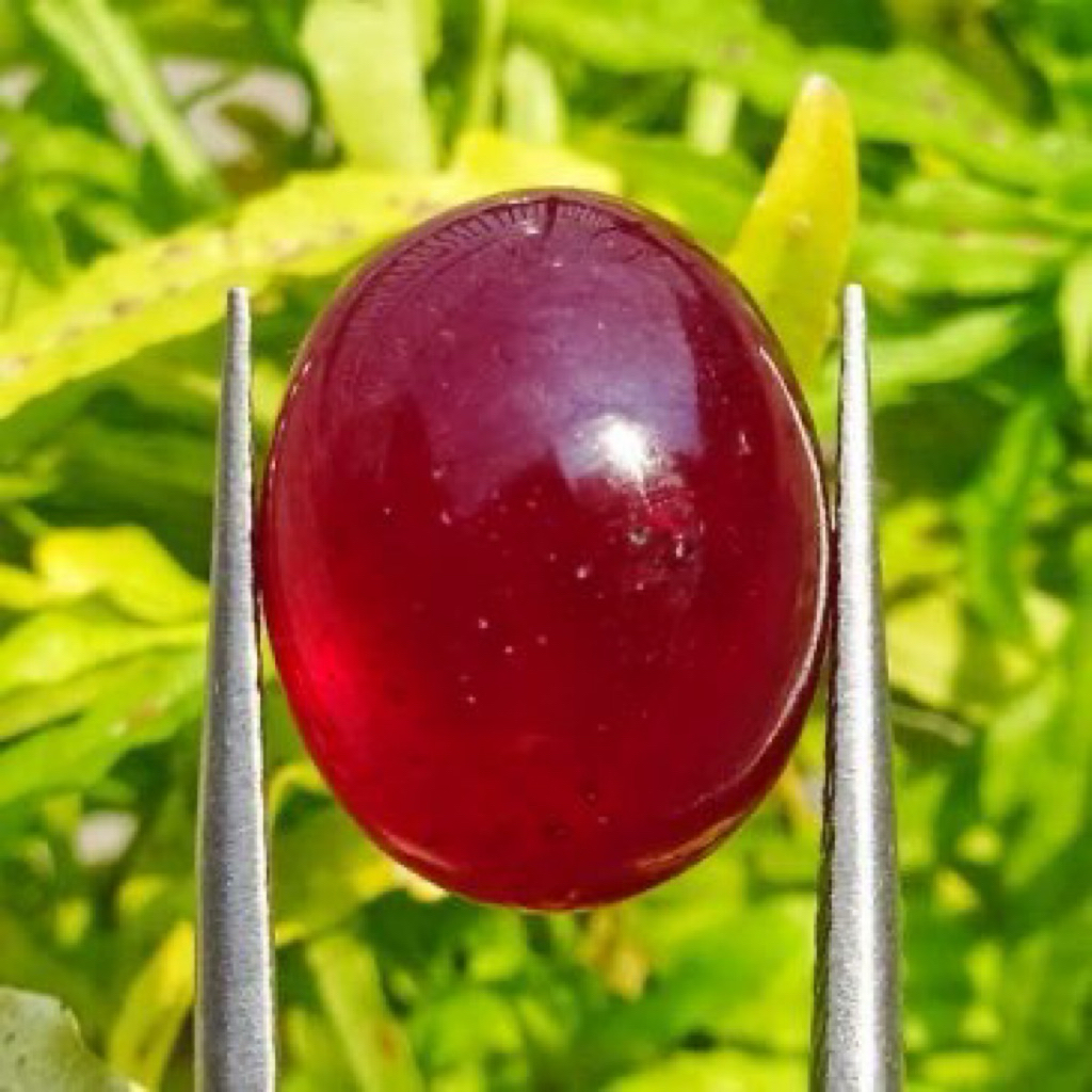 Batu akik merah delima batu delima siam