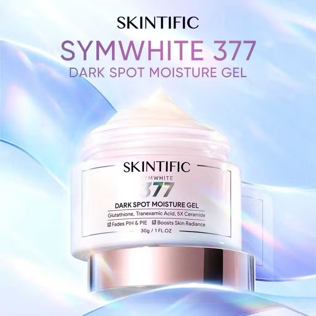 SKINTIFIC - 377 Dark Spot Moisturizer Gel 30g - Krim Wajah Untuk Semua Jenis Kulit/Kulit Kusam/Berje