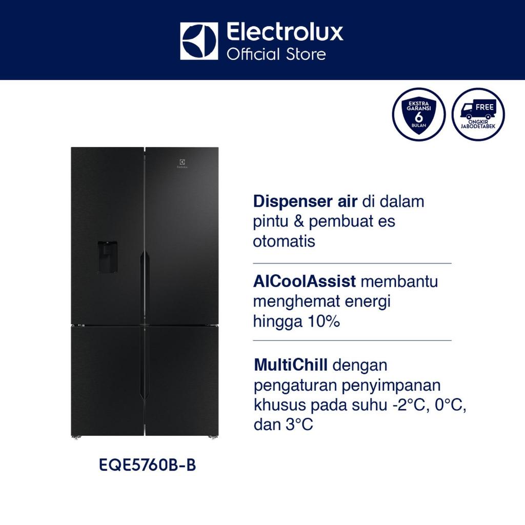 Electrolux Kulkas Multidoor 4 Pintu 634 Liter - No Frost - Inverter - Water Dispenser - AutoIce - AI