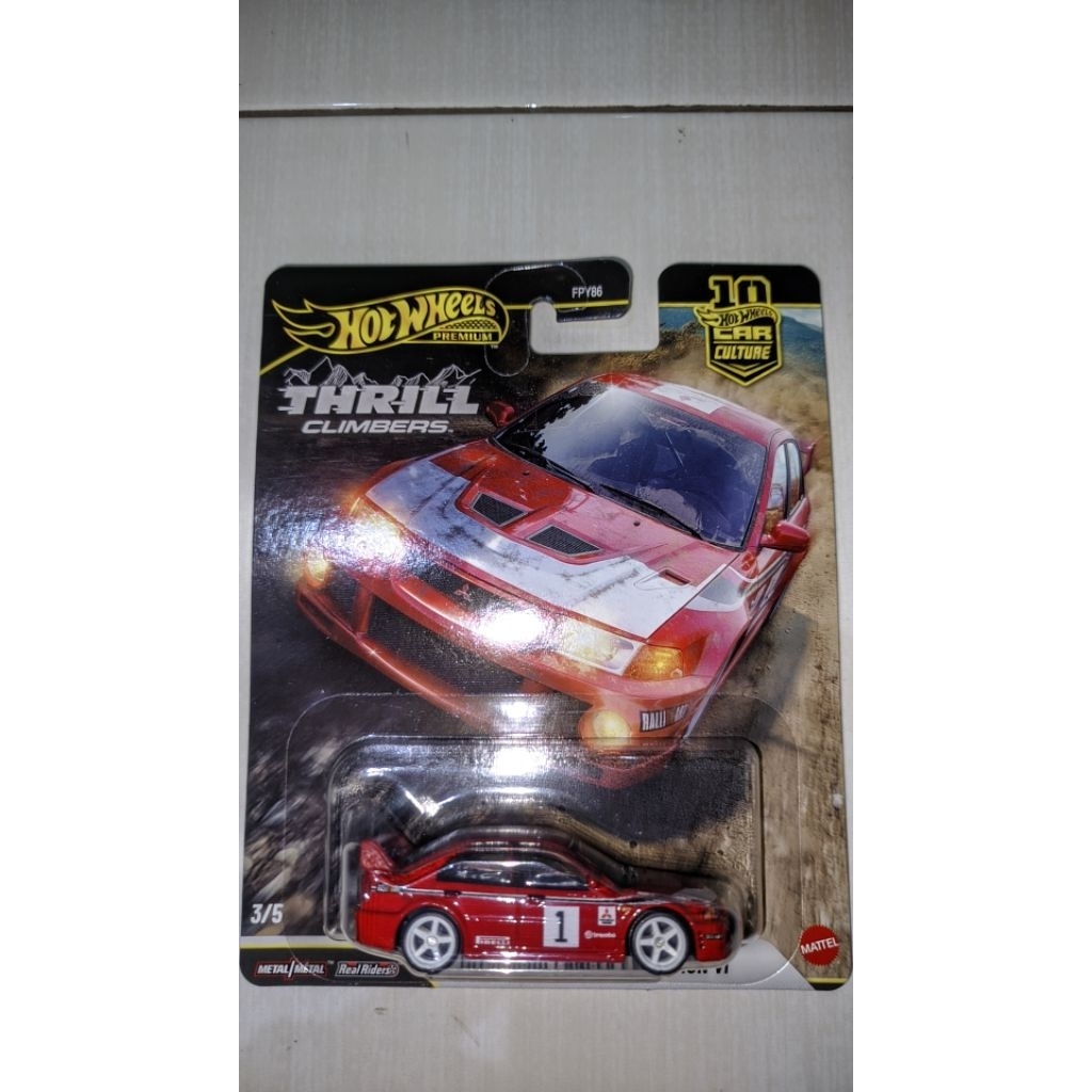 Hotwheels Mitsubishi Lancer Evo VI Thrill Climbers