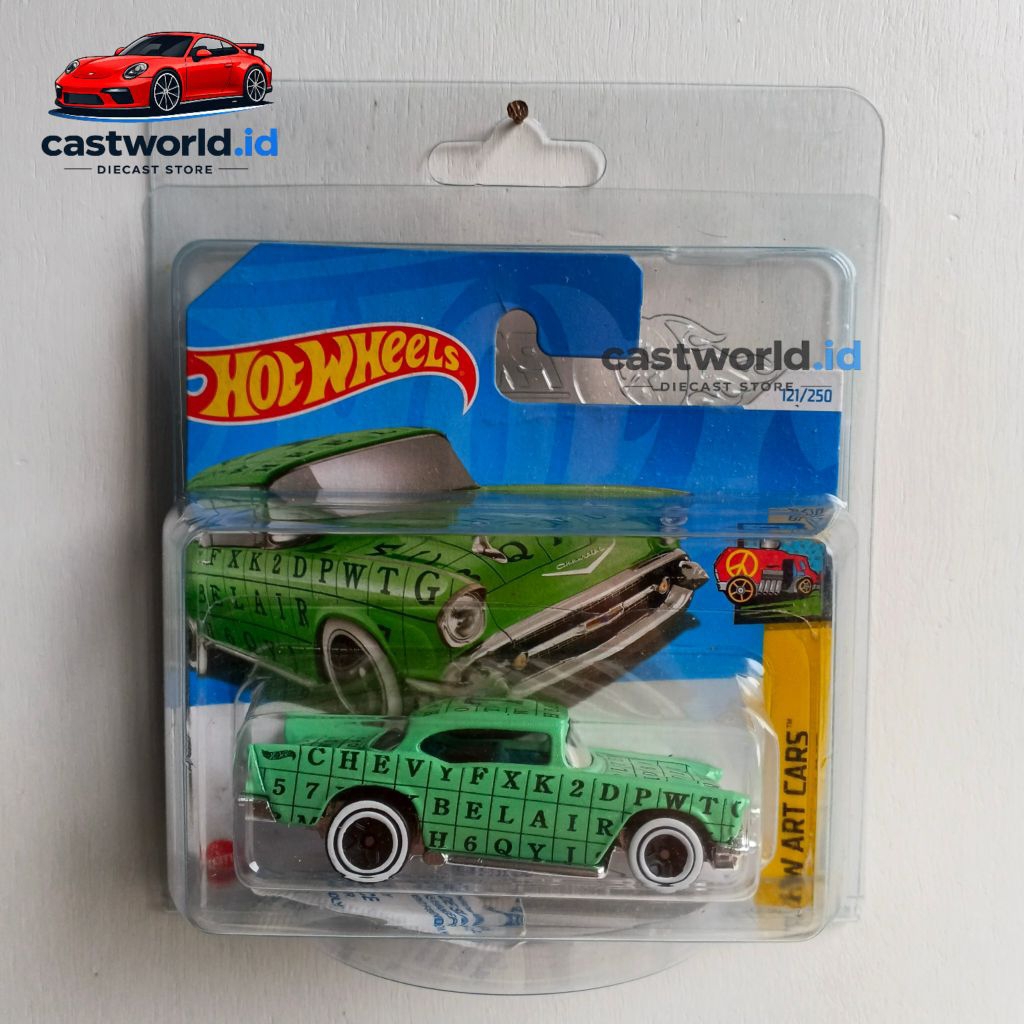 Hot Wheels Short Card '57 Chevy Bel Air