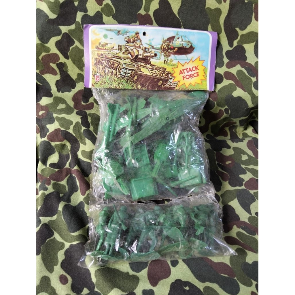 figure tentara plastik jadul figure tentara nasi jerman perang dunia 2 marx hongkong miniatur tentar