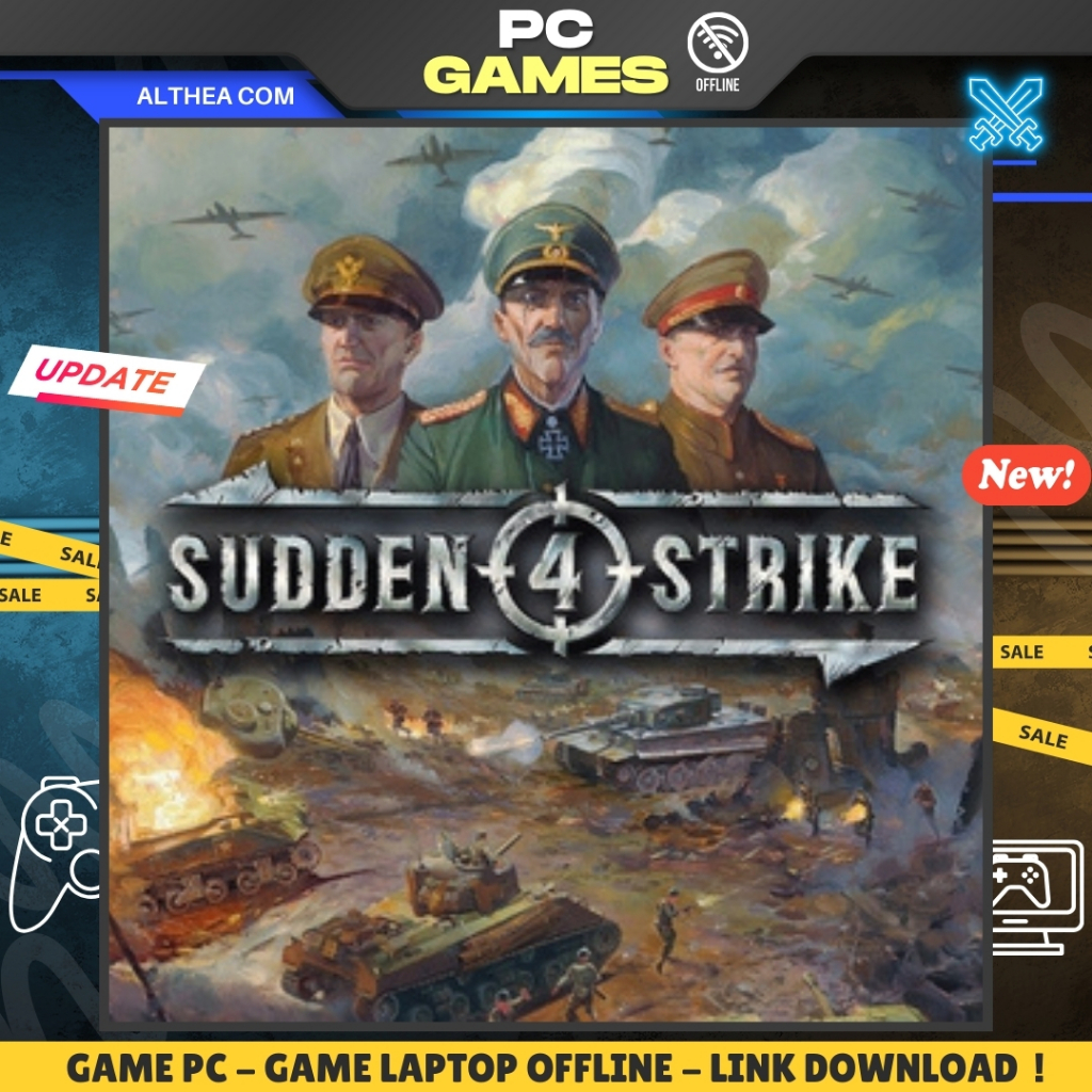 SUDDEN STRIKE 4 - RTS - GAME PC – GAME LAPTOP - OFFLINE