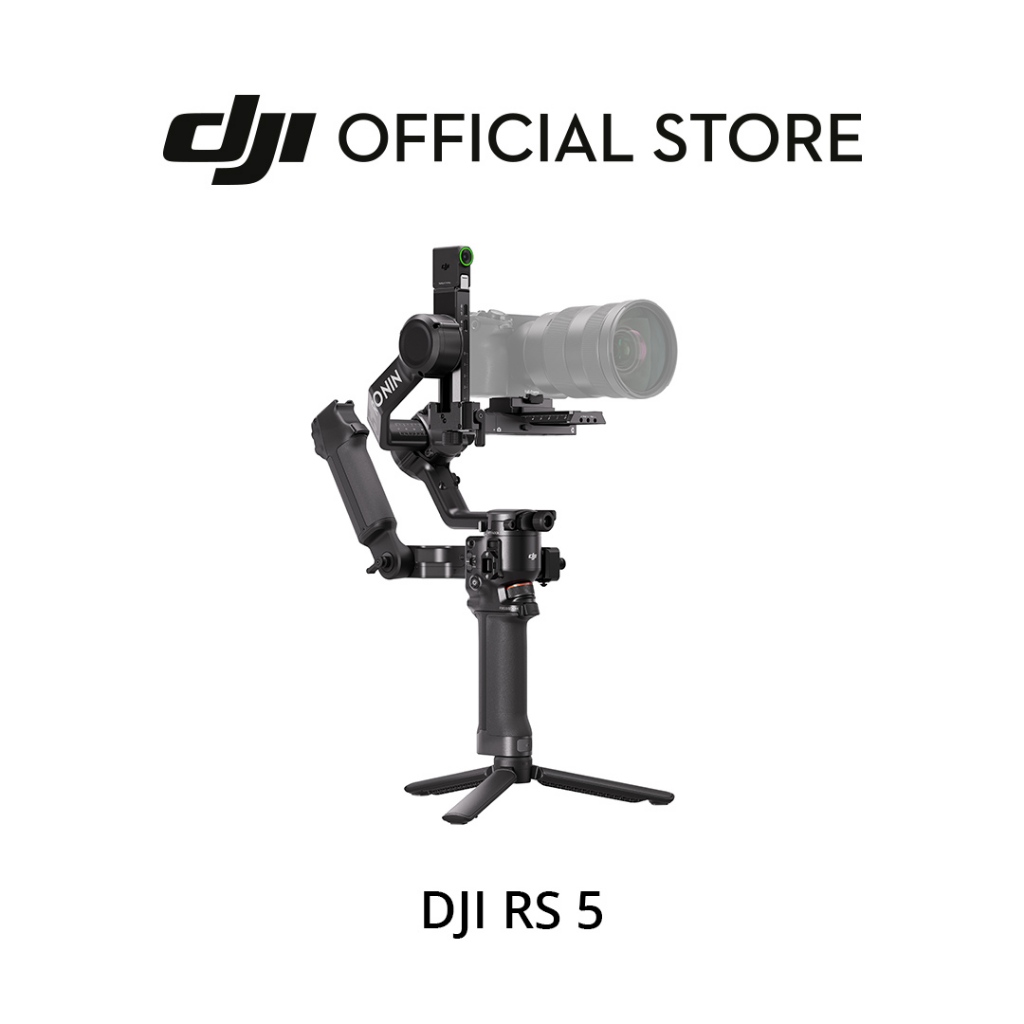DJI RS 5 - Lightweight Commercial Gimbal Stabilizer| Enhanced Intelligent Tracking | New Z-Axis Indi