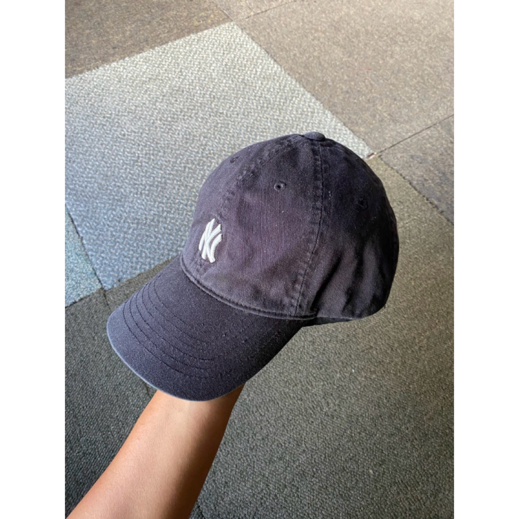 Topi MLB Yankees Second Hitam