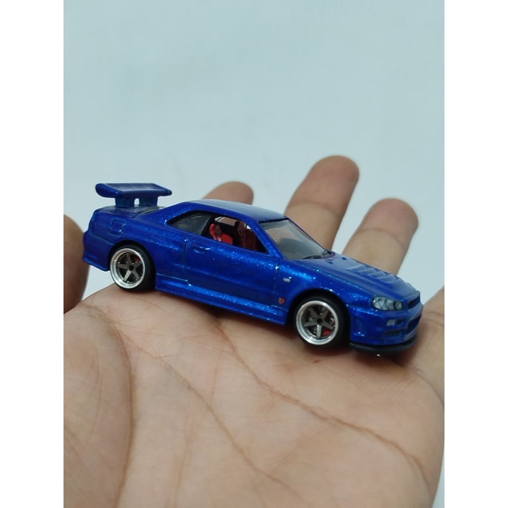 hotwheels premium fast & furious nissan r34 loose