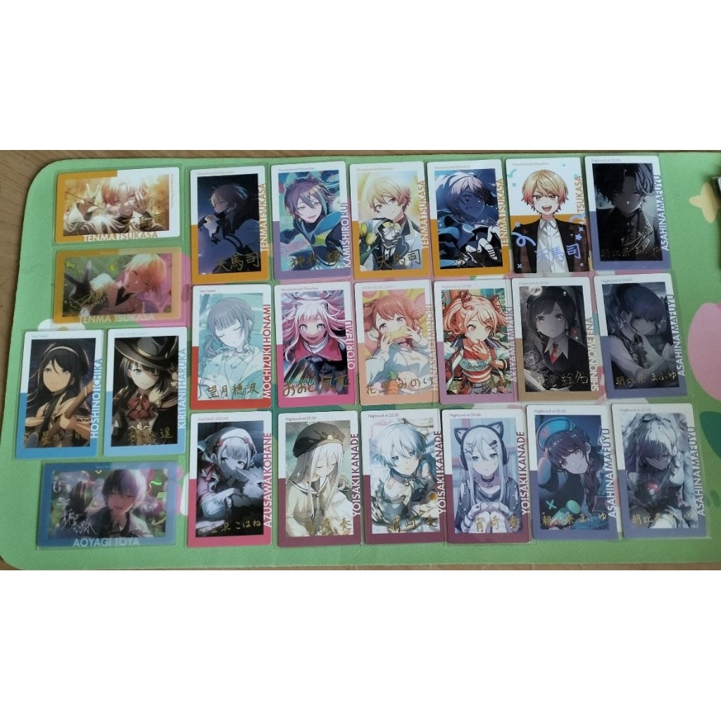 foil epick cards || project sekai official merch