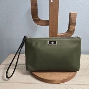 Kate Spade Medium Nylon Double Zip Wristlet Wallet Ladies Purse ORIGINAL PRELOVED