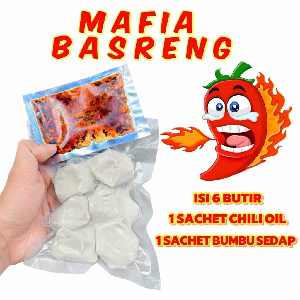 Basreng Mentah Chili Oil viral jajanan anak muda
